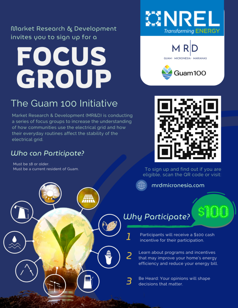 The Guam 100 Initiative MR&D Focus Group